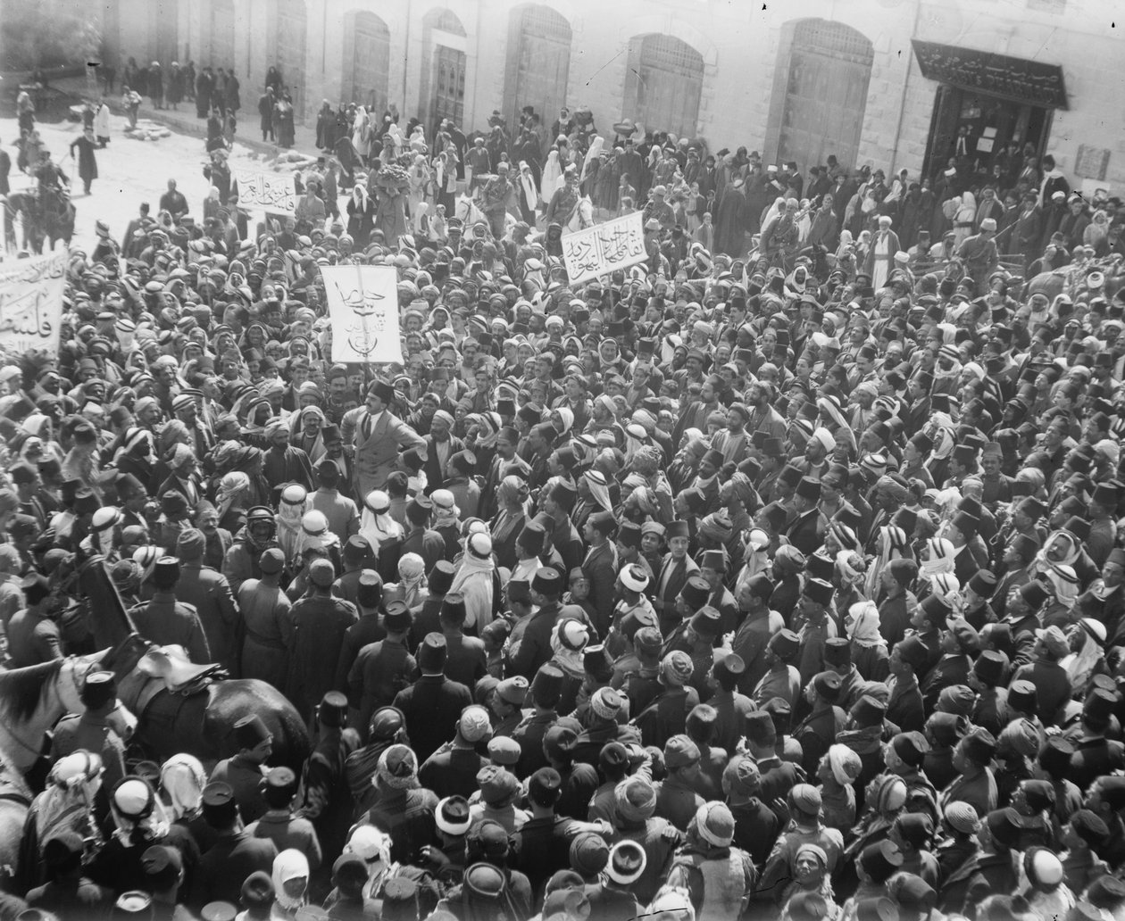 Manifestation arabe, 1920 - Unbekannt Unbekannt
