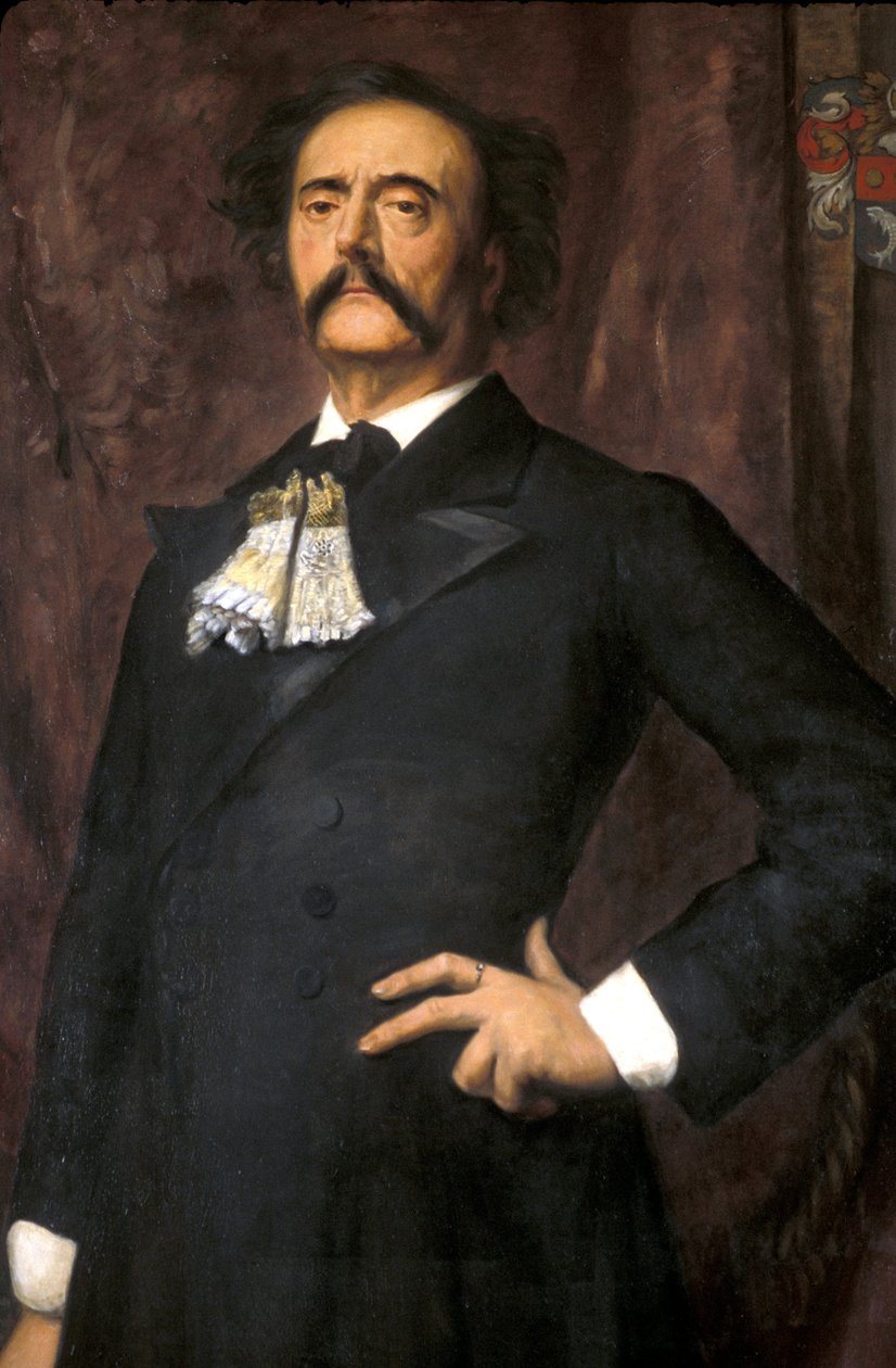 Manche N* 082, Musée de St Sauveur le Viscount, Portrait de Jules Barbey d