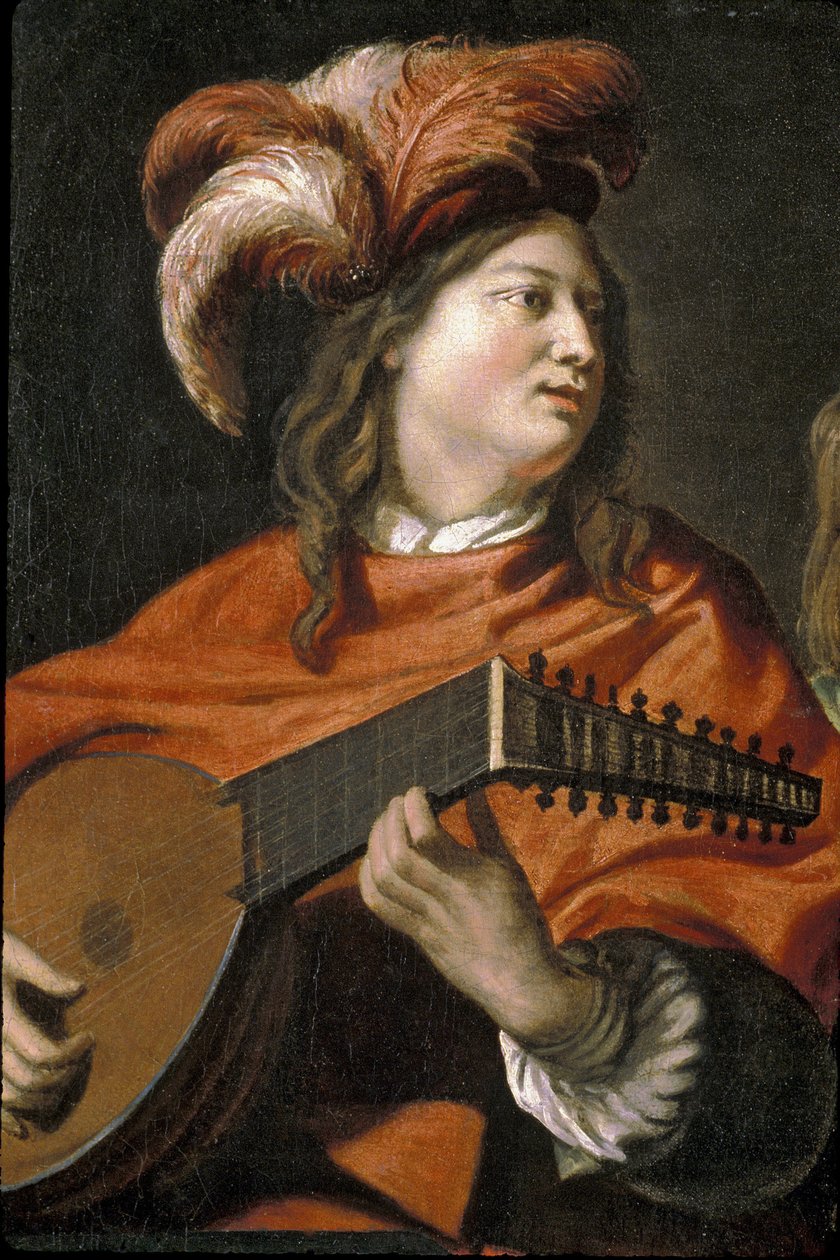 Picardie 087 - Laon - Musée - « Le Concert » (détail) par Mathieu Le Nain (1607-1667) - Unknown