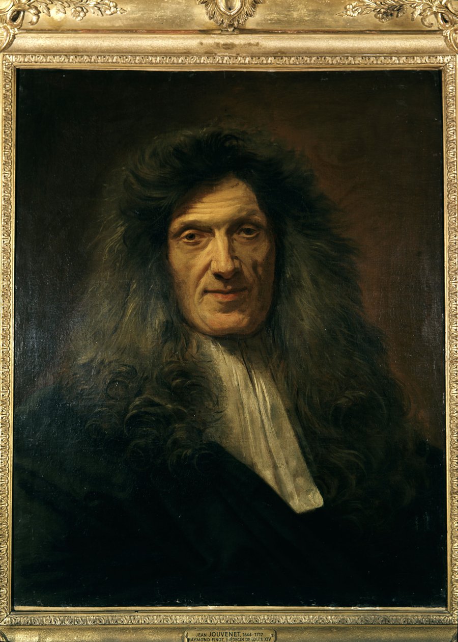 Portrait du médecin de Louis XIV, Raymond Finot (1636-1709), par Jean Baptiste Jourenet vers 1700-1704. Musée du Louvre, Paris. - Unknown