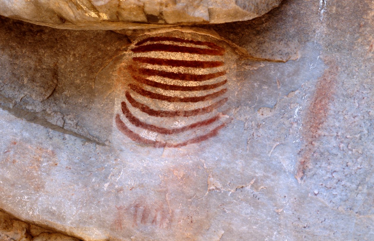 Peinture rupestre San (Bushmen), Cedarburg, Cap-Occidental - Unknown