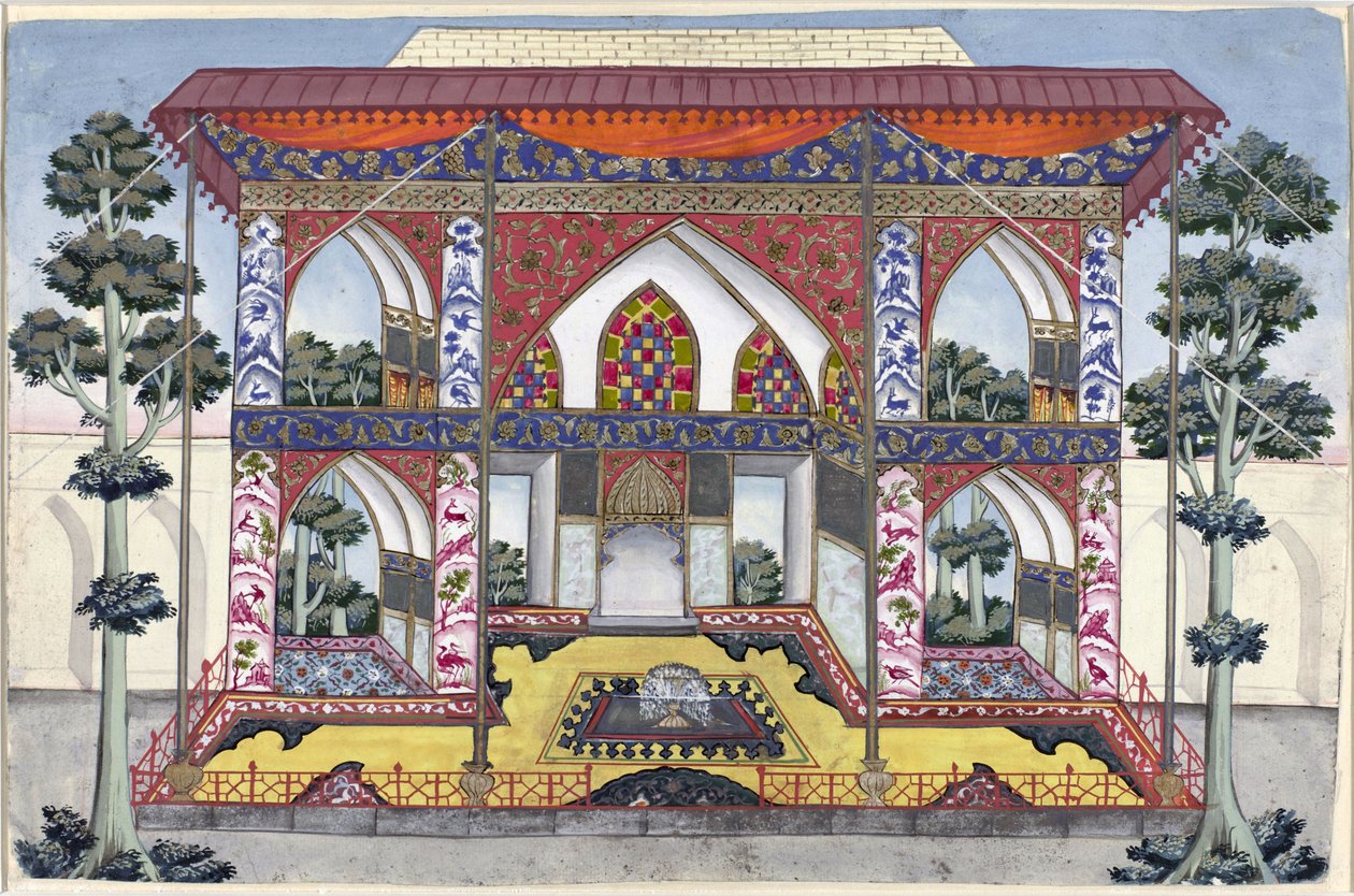 Diwan privé (bâtiment de la cour) de Shah Safi I de Perse - Anonymous