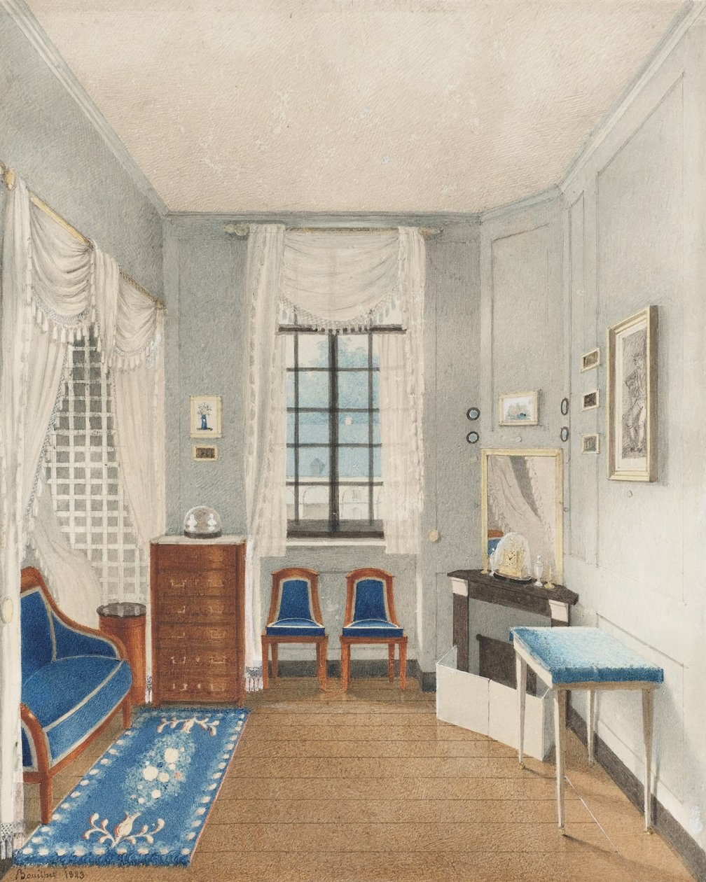 Une chambre française de la Restauration -   Bouilhet
