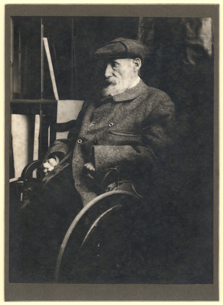 Auguste Renoir (1841-1919) en fauteuil roulant - French Photographer