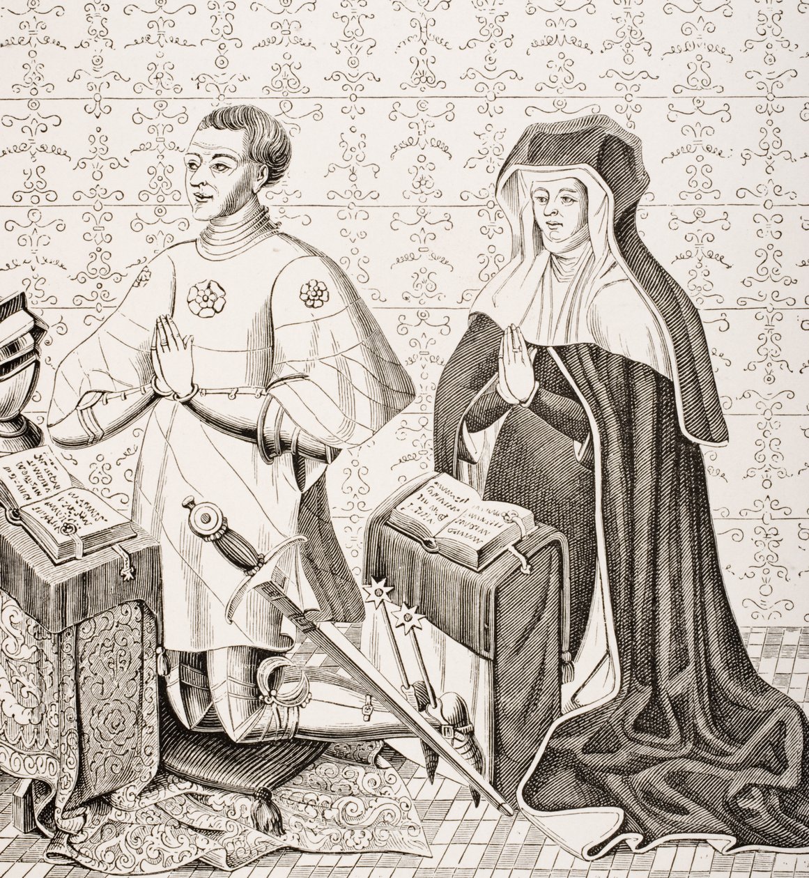 Jean Jouvenel des Ursins et sa femme, Michelle de Vitry, d