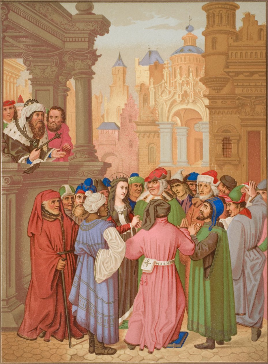 Sainte Catherine entourée des docteurs d