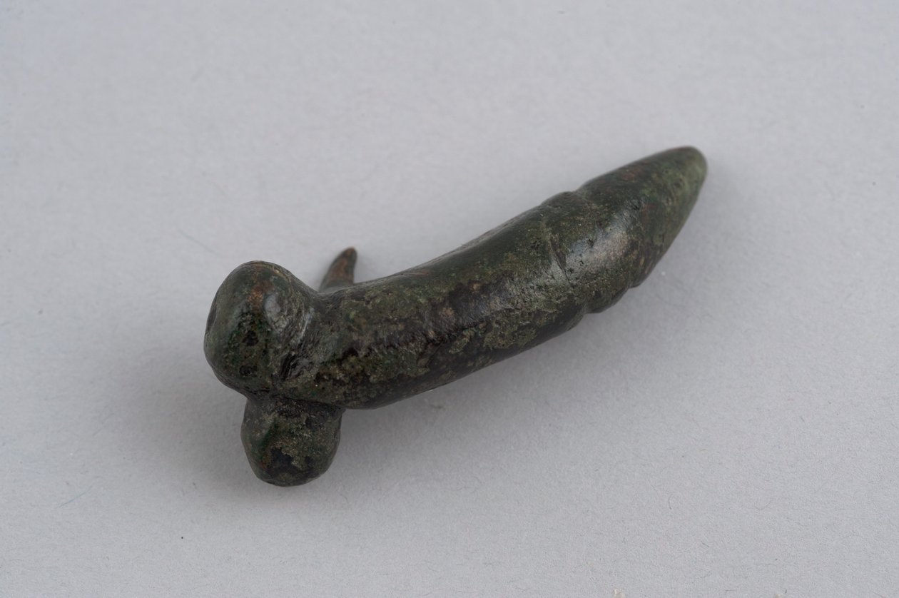 Amulette en forme de phallus (bronze) - Roman