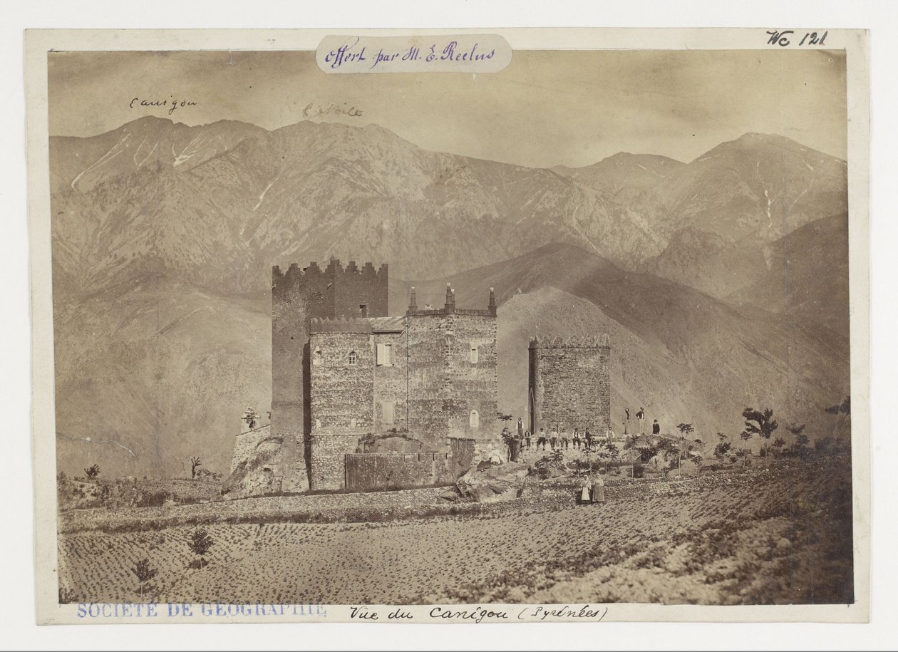 Château de Thorrent et vue du Canigou - Unknown