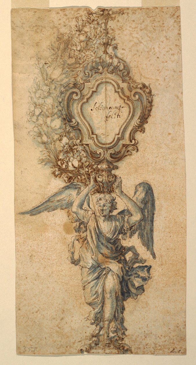 Dessin, Design pour un reliquaire - Unknown