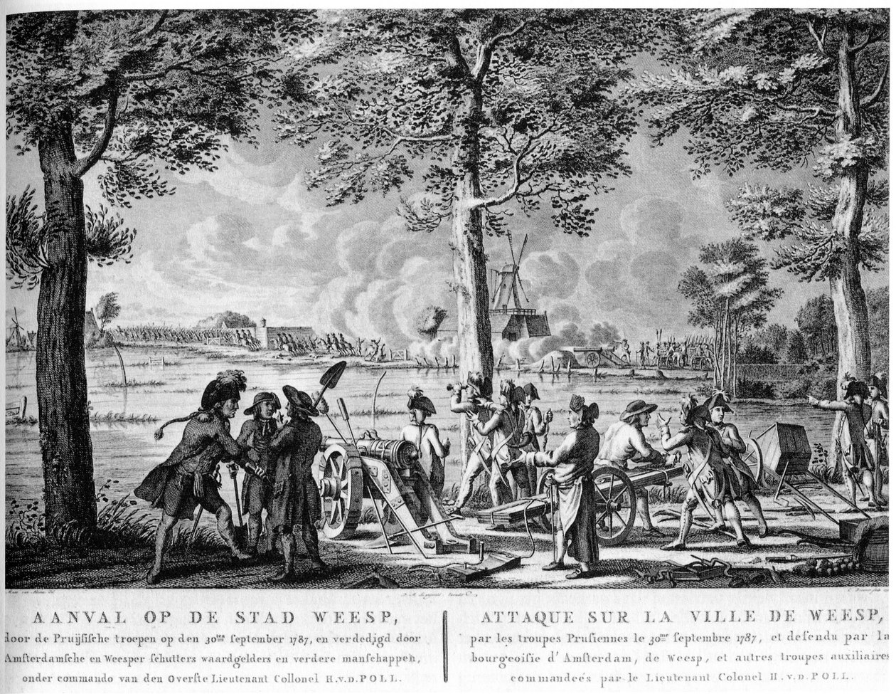 Attaque prussienne sur Weesp, 1787 - Unknown