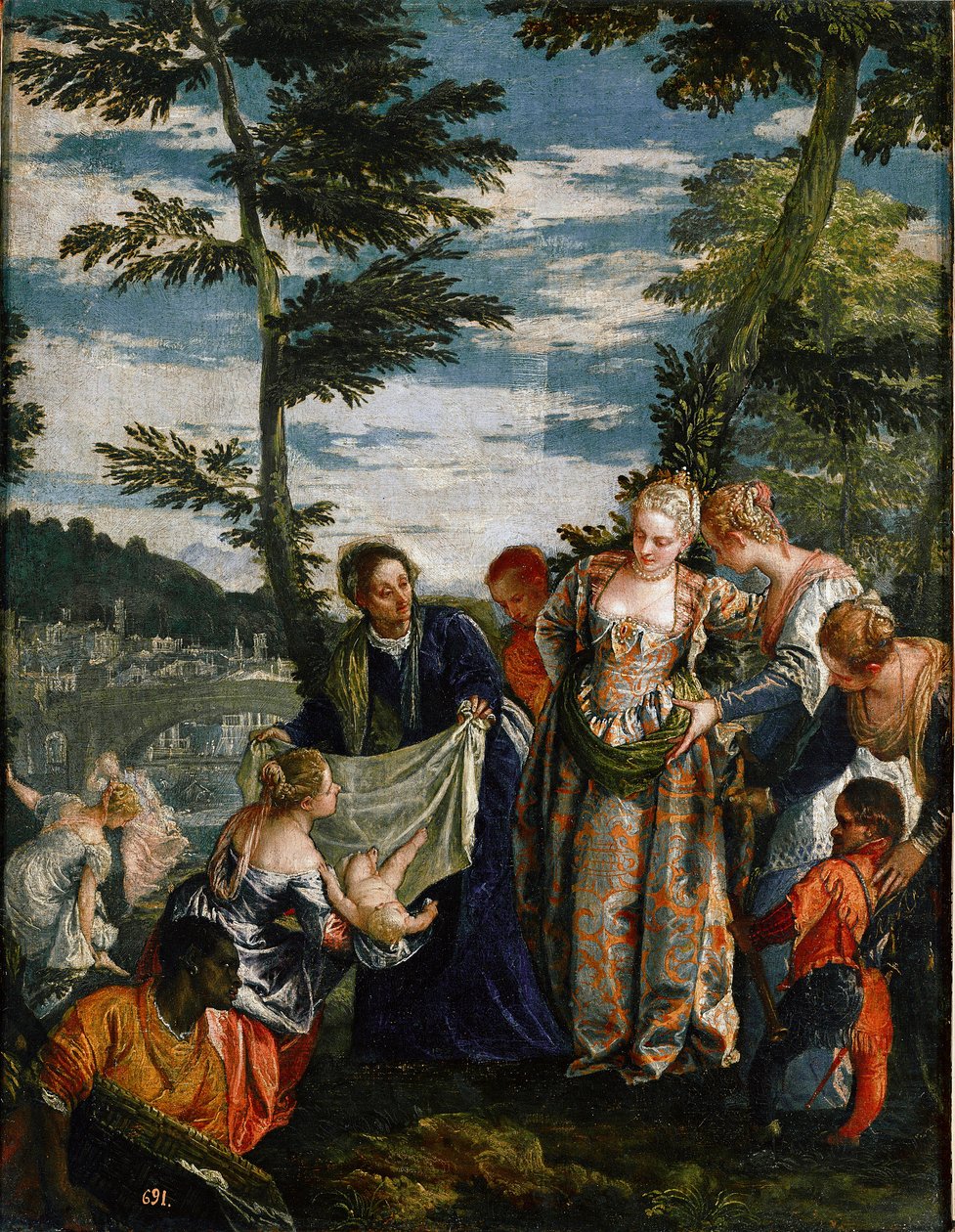 La découverte de Moïse - Veronese