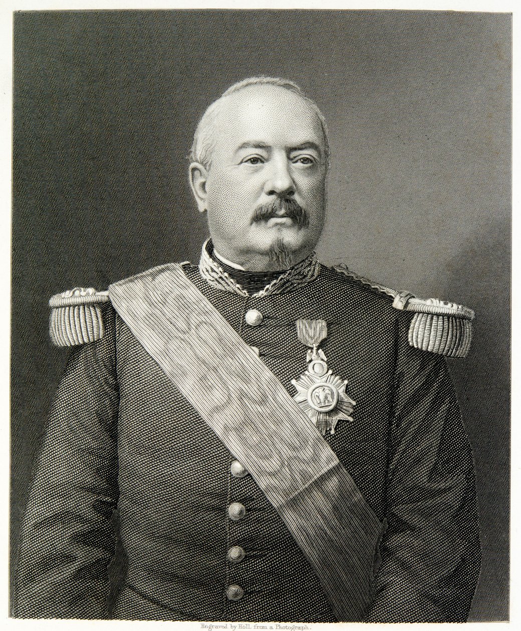 Maréchal Bazaine (gravure) - (after) English photographer