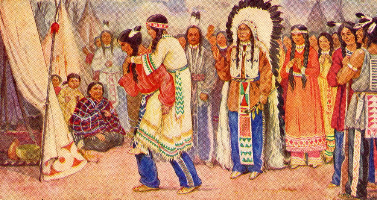 Un mariage amérindien - Unknown