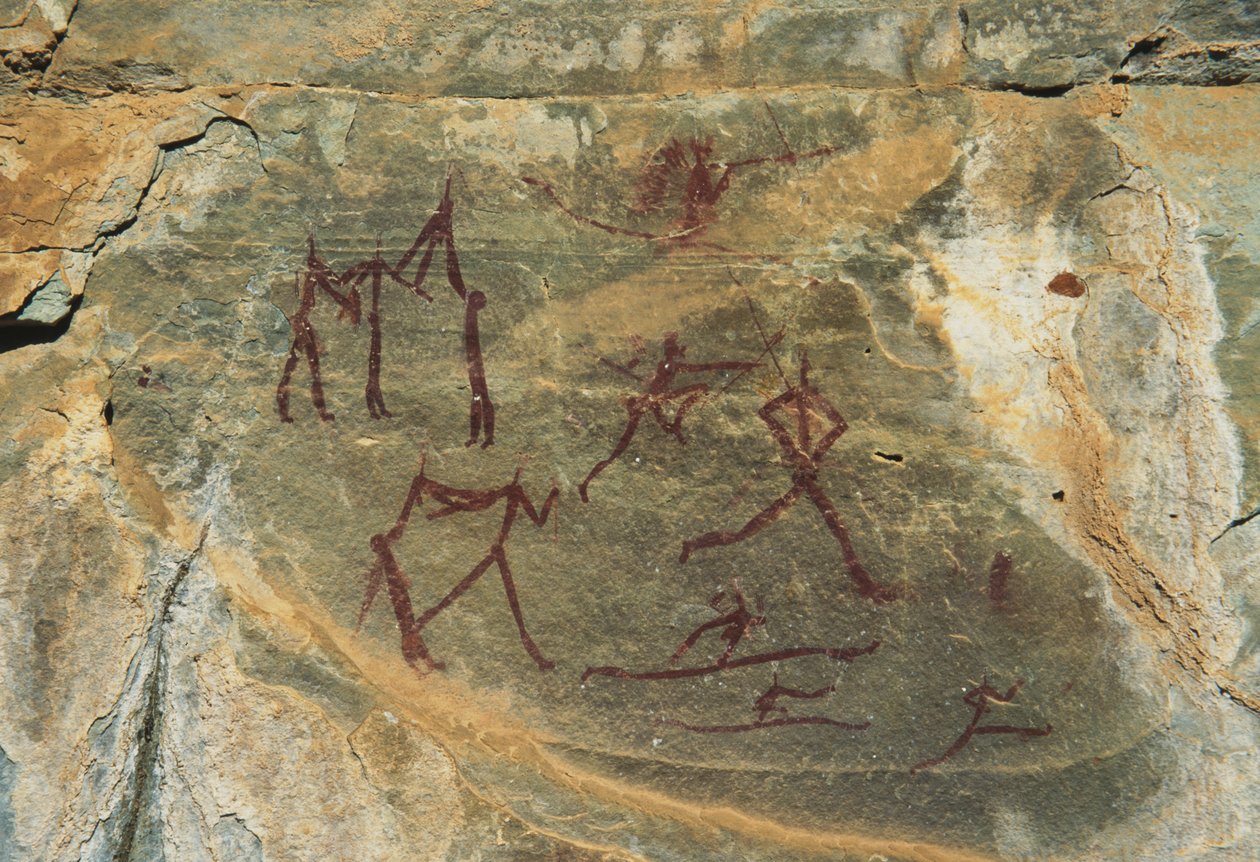 Peinture rupestre bushman - Unknown