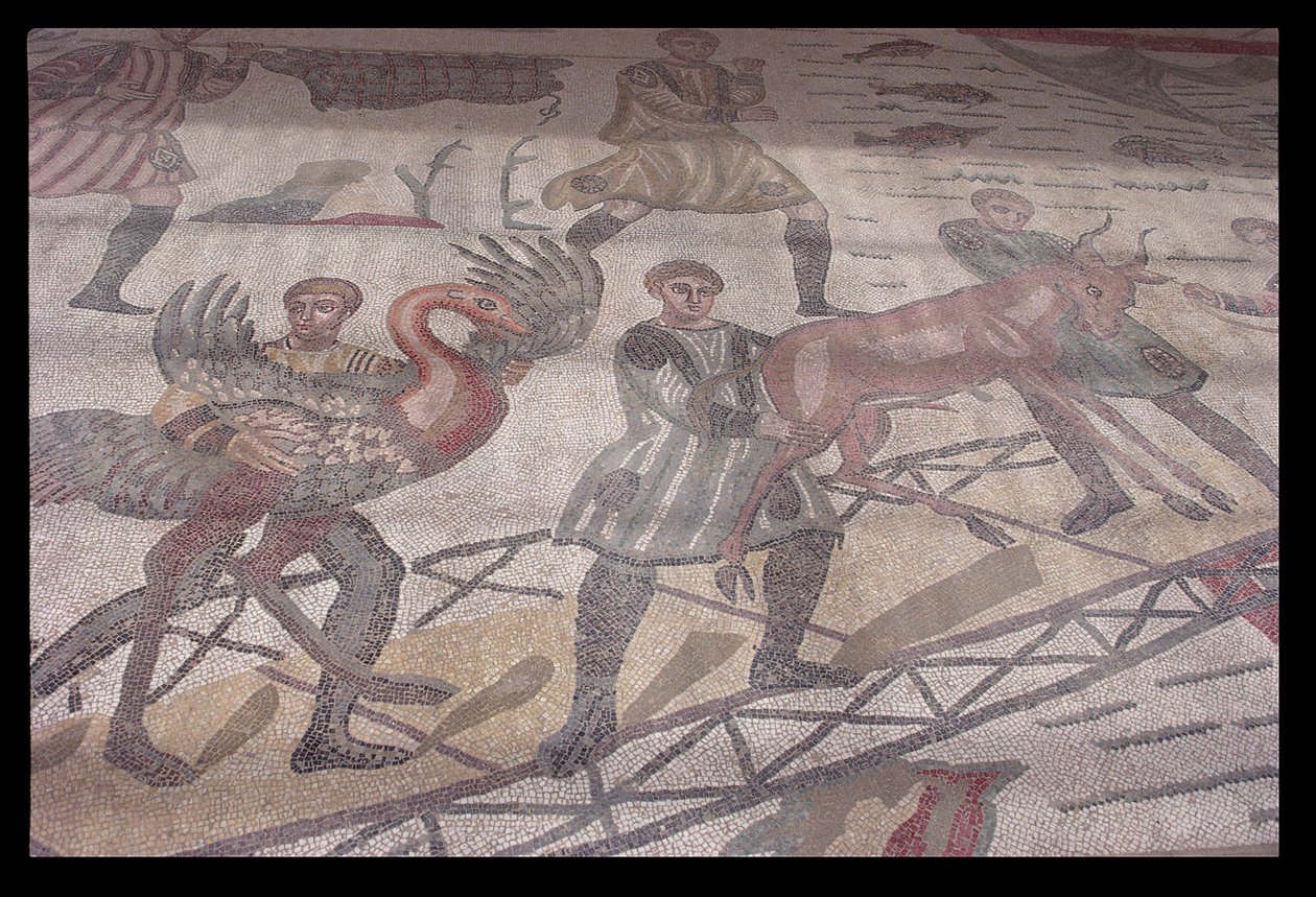 Mosaïque de sol, IVe siècle après J.-C. (mosaïque) - Unknown