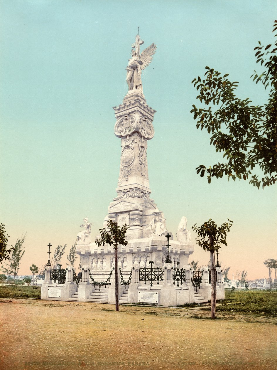 Monument aux pompiers, Cimetière de Colón, La Havane, 1900 - Unknown