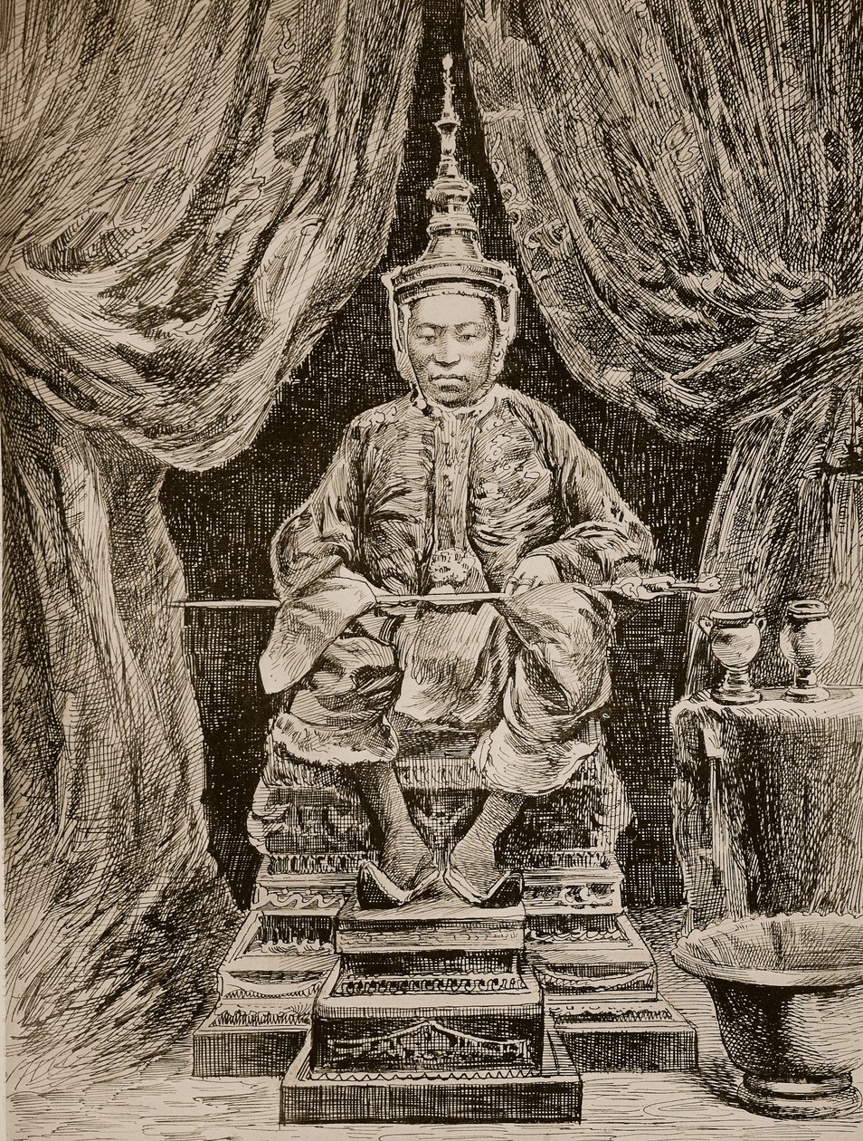 Norodom, roi du Cambodge - Unknown