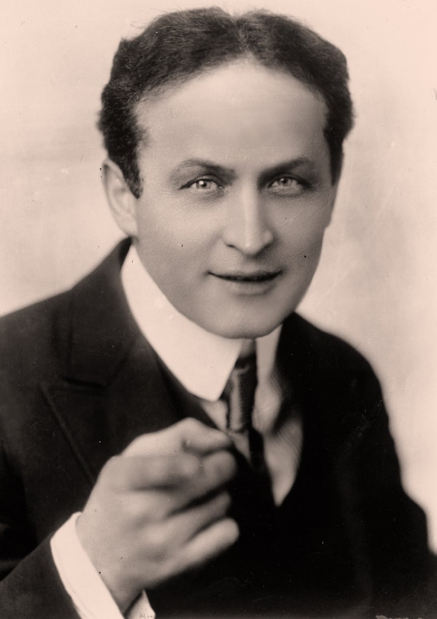 Portrait de Harry Houdini (photo sépia) - Unknown