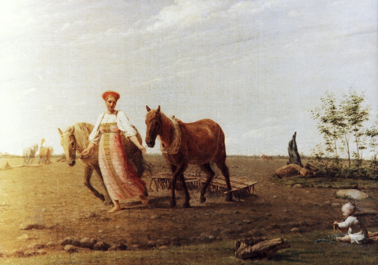 Labourage de printemps par Alexei Venetsianov (1780 - 1847) - Unknown