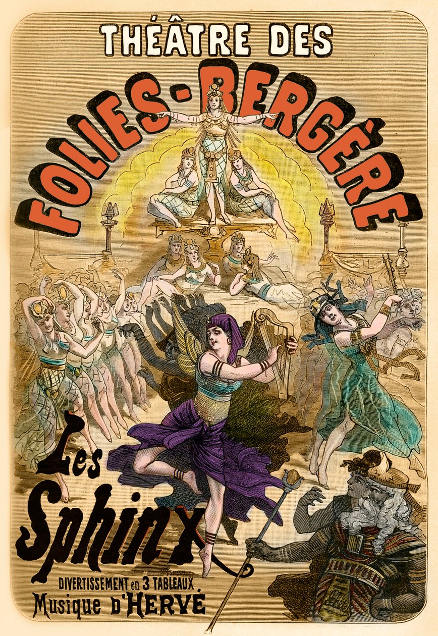 Théâtre des Folies-Bergère - affiche - Unknown