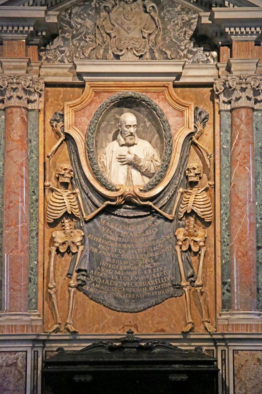 Vue du tombeau du cardinal Cinthio Aldobrandino, Rome, Italie - Unknown