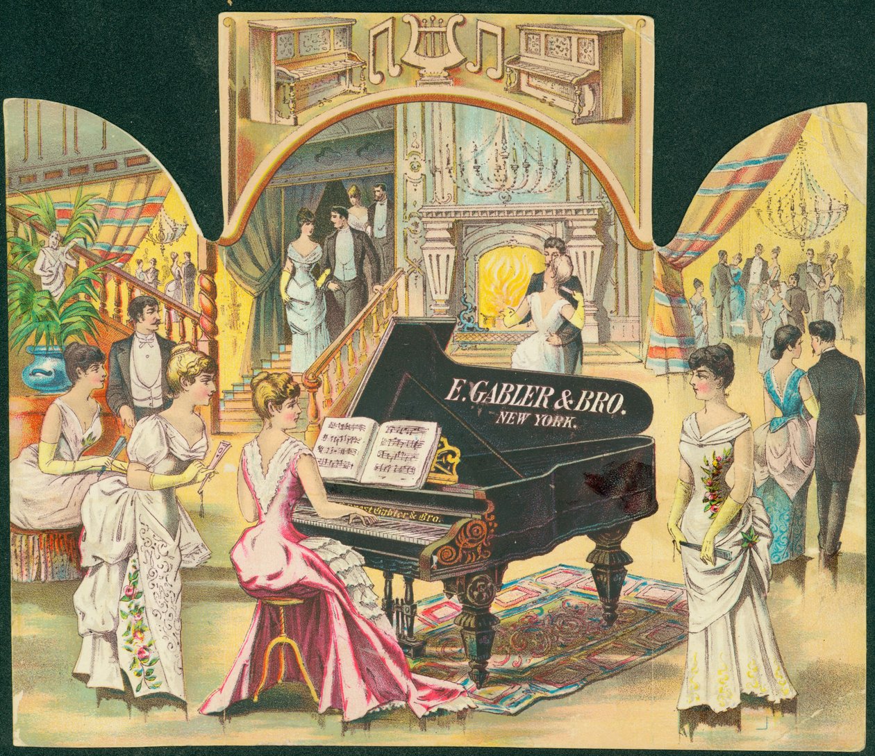 E. Gabler & Bro., New York [pianos] - American School