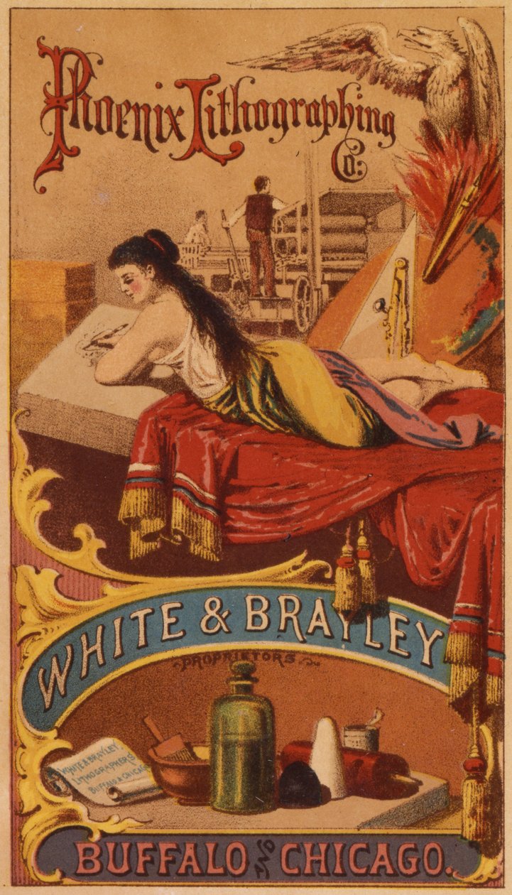 Phoenix Lithographing Co., White & Brailey Propriétaires, Buffalo et Chicago - American School