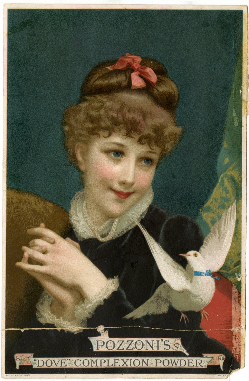 Poudre de teint de colombe de Pozzoni [carte de commerce recto] - American School