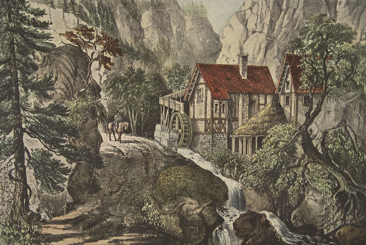 Image Puzzle - Vieux Moulin Suisse - American School