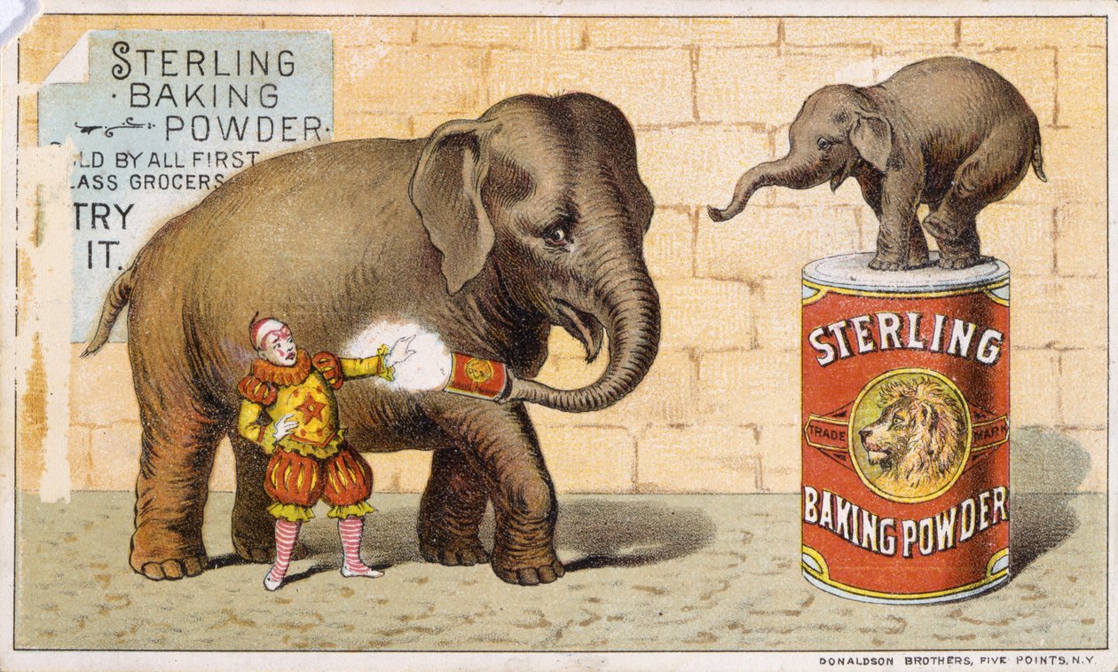 Sterling Baking Powder [carte de commerce] - American School