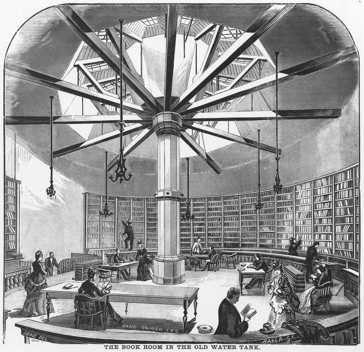 La salle des livres dans l