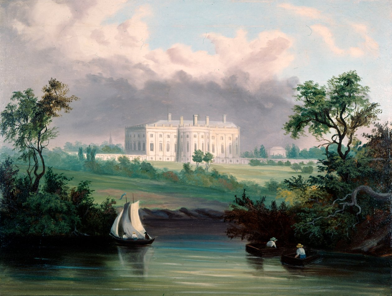 La Maison Blanche, Washington, D.C., c.1845 - American School