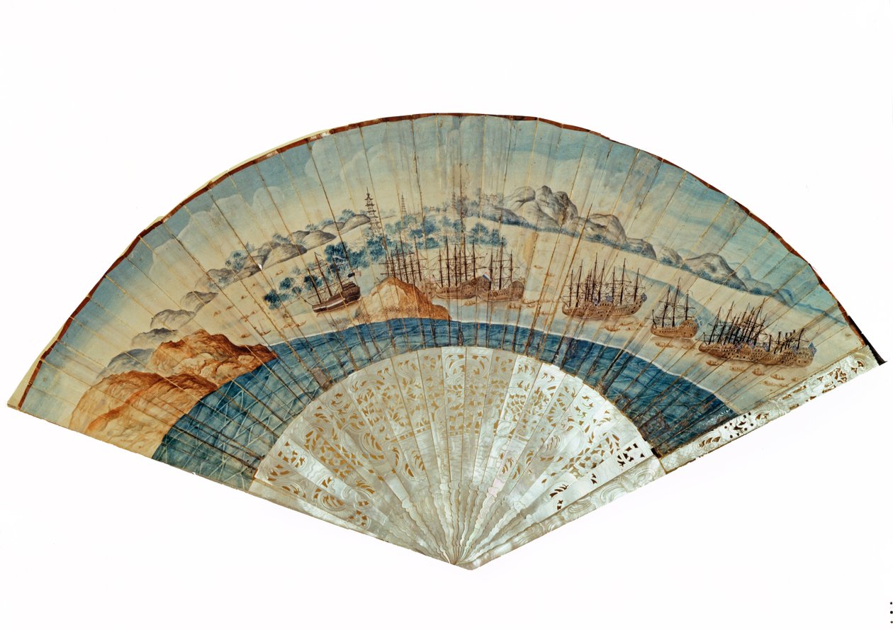 Éventail chinois - Chinese School