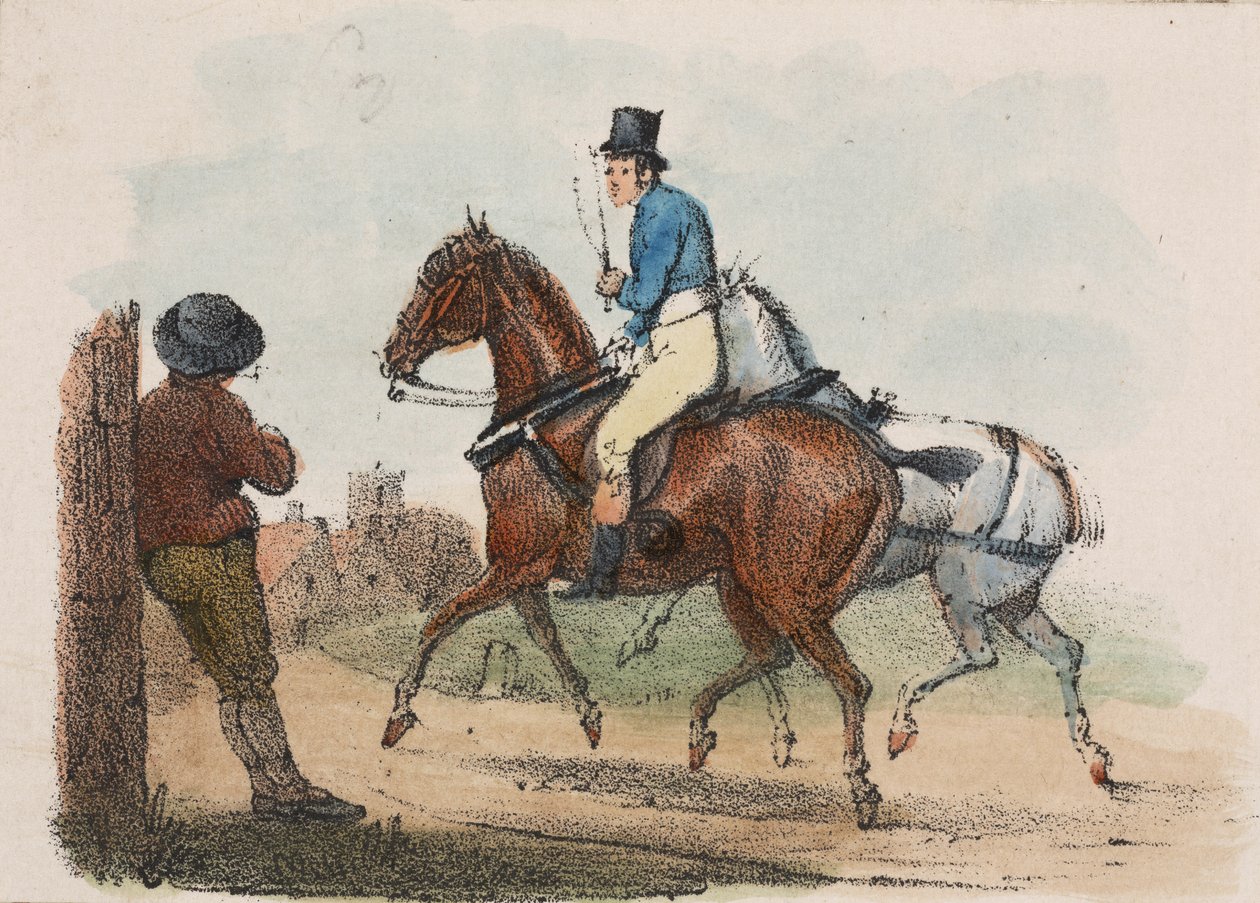 Un cavalier - English School