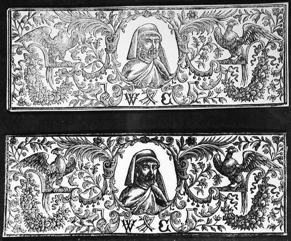 Portrait de William Caxton (c.1422-91) - English School