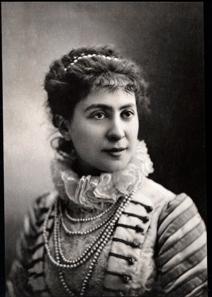 Portrait de Blanche Baretta (Barreta) Worms (née en 1855), actrice française - French Photographer