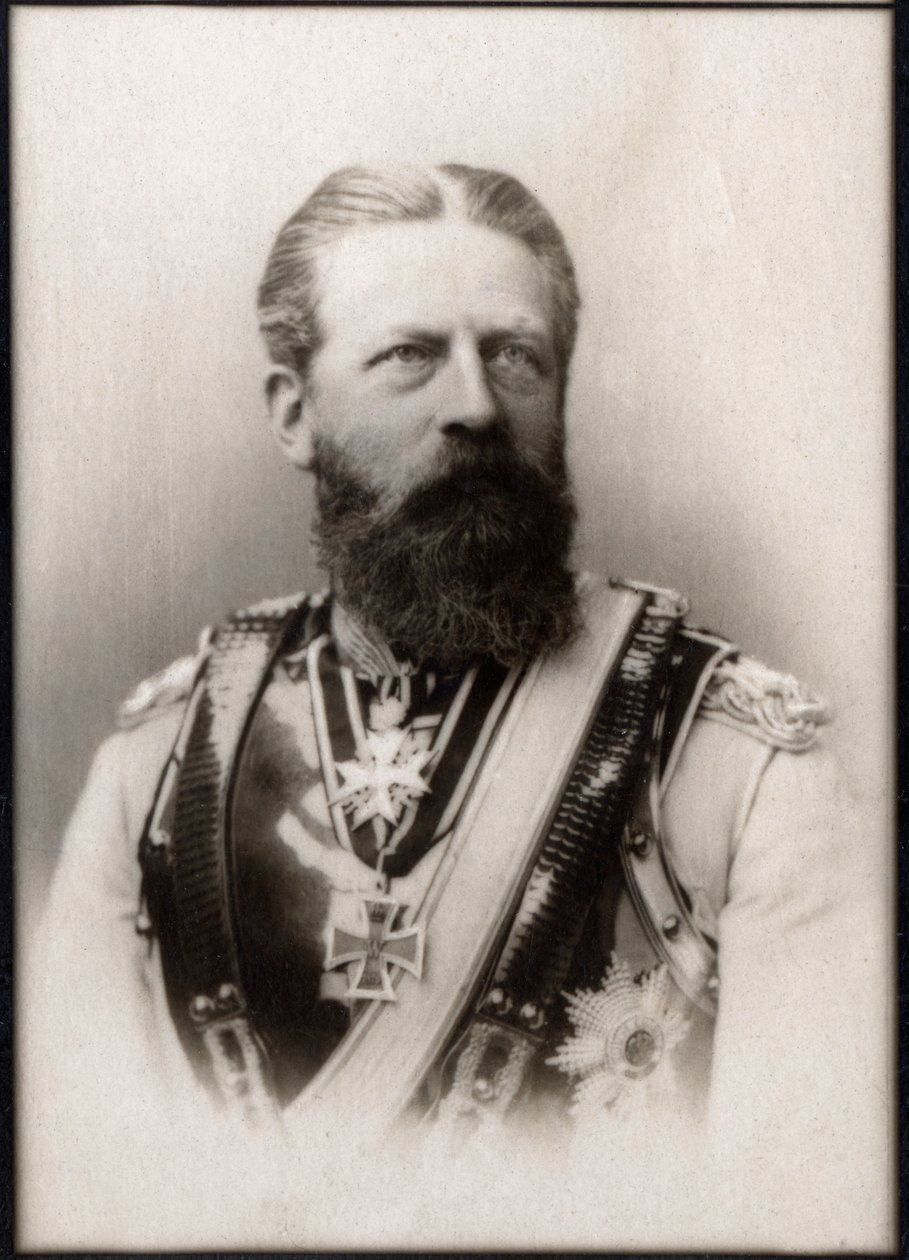 Portrait de Frédéric III (Friedrich von Hohenzollern) (1831-1888), empereur allemand - French Photographer