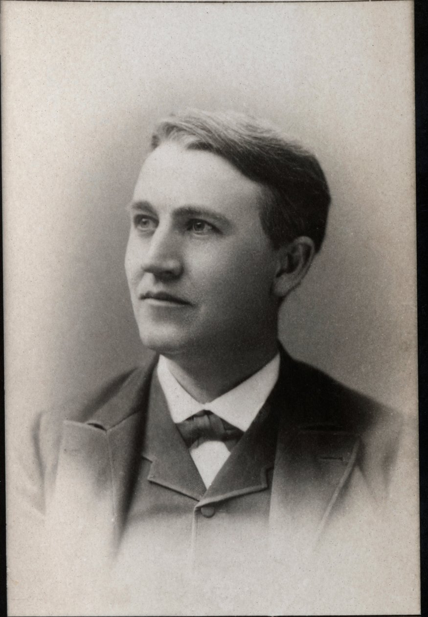 Portrait de Thomas Edison (1847-1931), physicien américain - French Photographer
