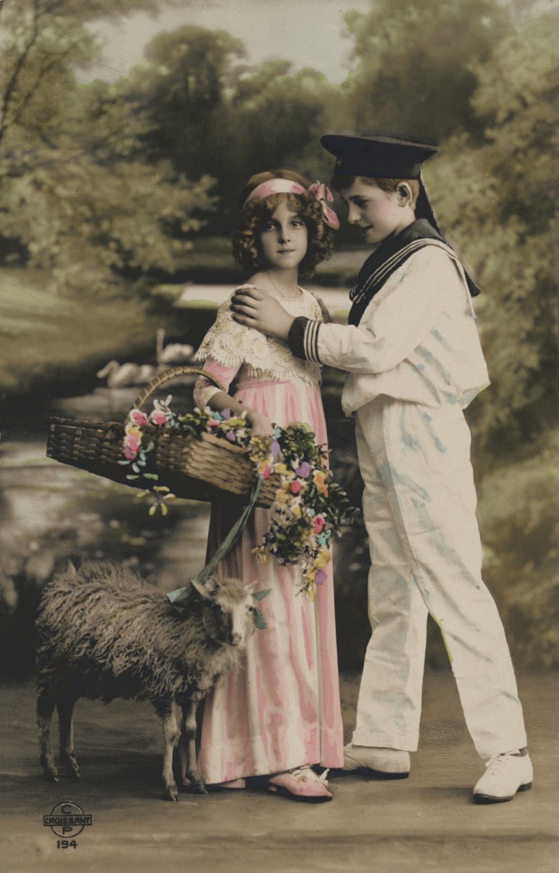 Deux enfants en costume - French Photographer