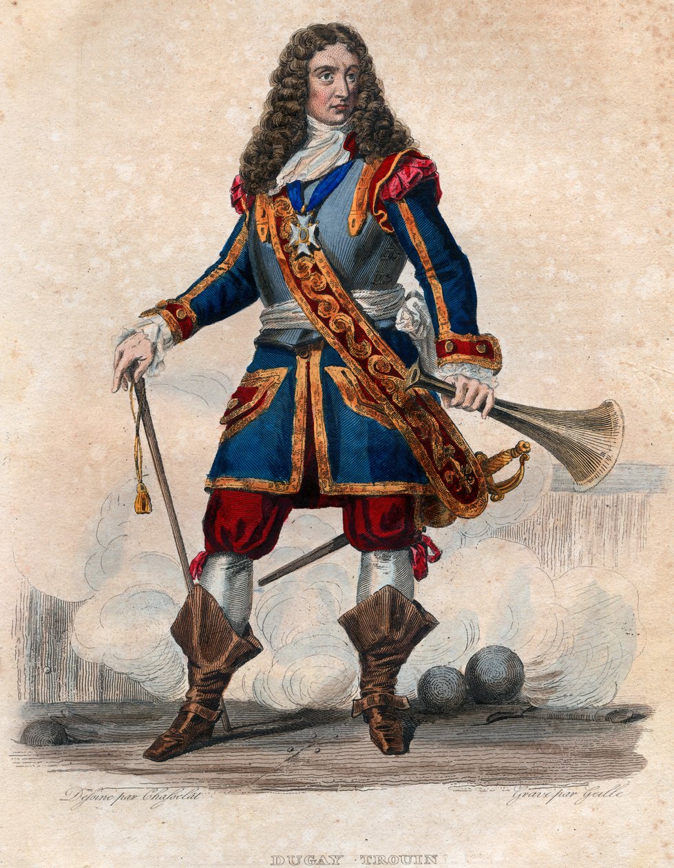 Portrait de René Duguay-Trouin (René Trouin du Gué dit) (1673-1736), corsaire français - French School