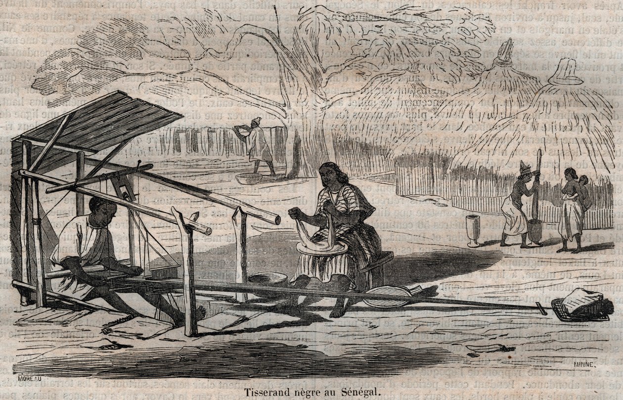 Tisserand noir sénégalais - French School