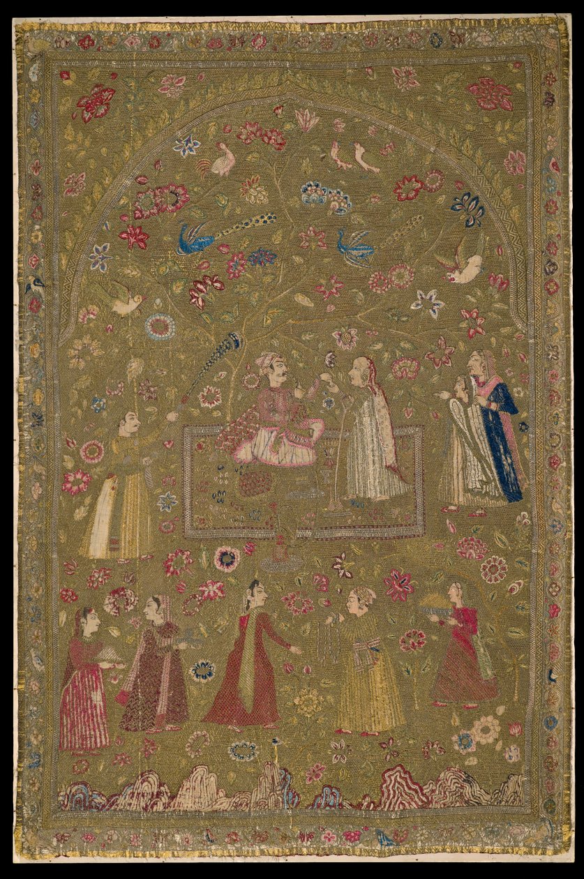 Tenture textile, début 17e siècle - Indian School