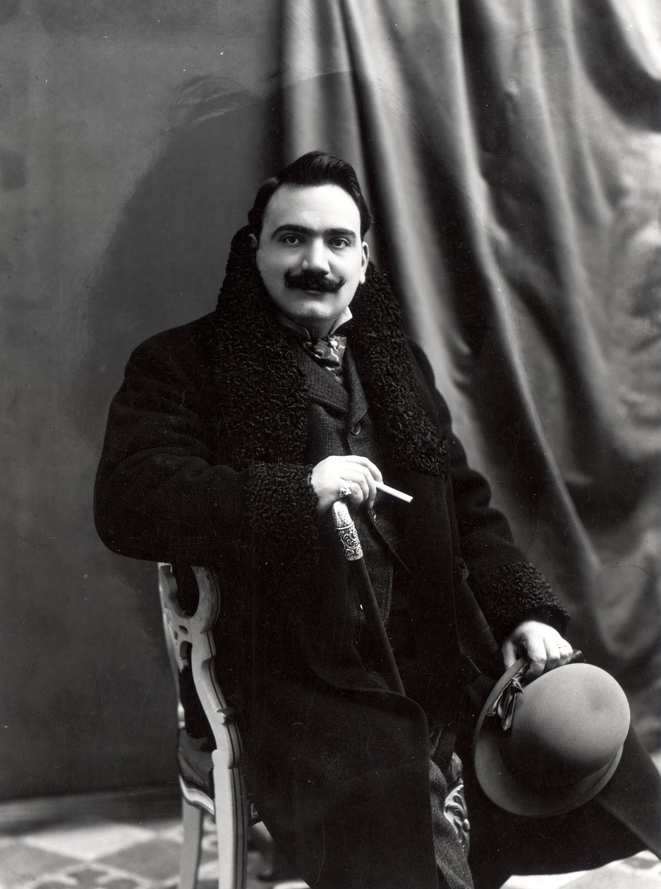 Le ténor Enrico Caruso - Italian Photographer