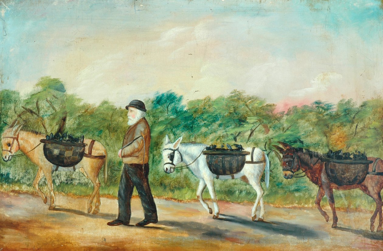 Transport de charbon dans la vallée de Shibden, 1880 - Unknown