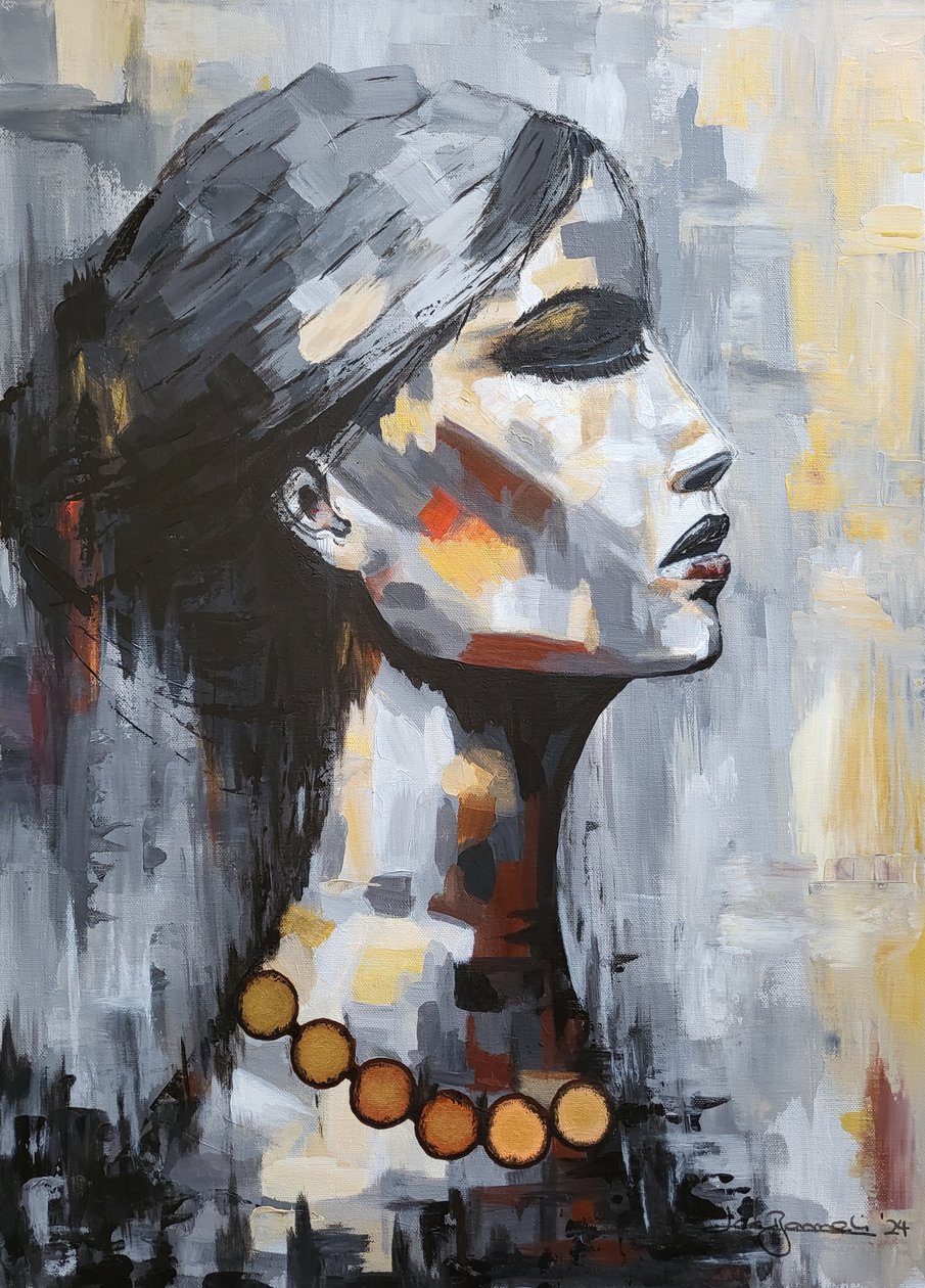 Femme "Ombre de la sagesse" Original - Lea Bommeli