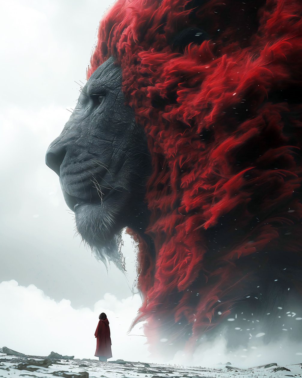 Lion et homme : conception d