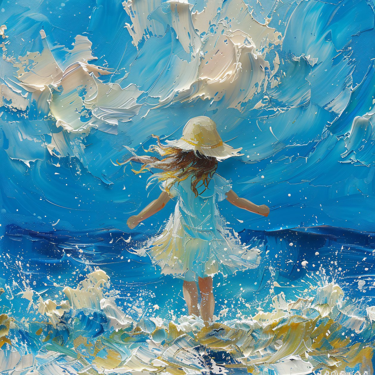 Peinture abstraite d