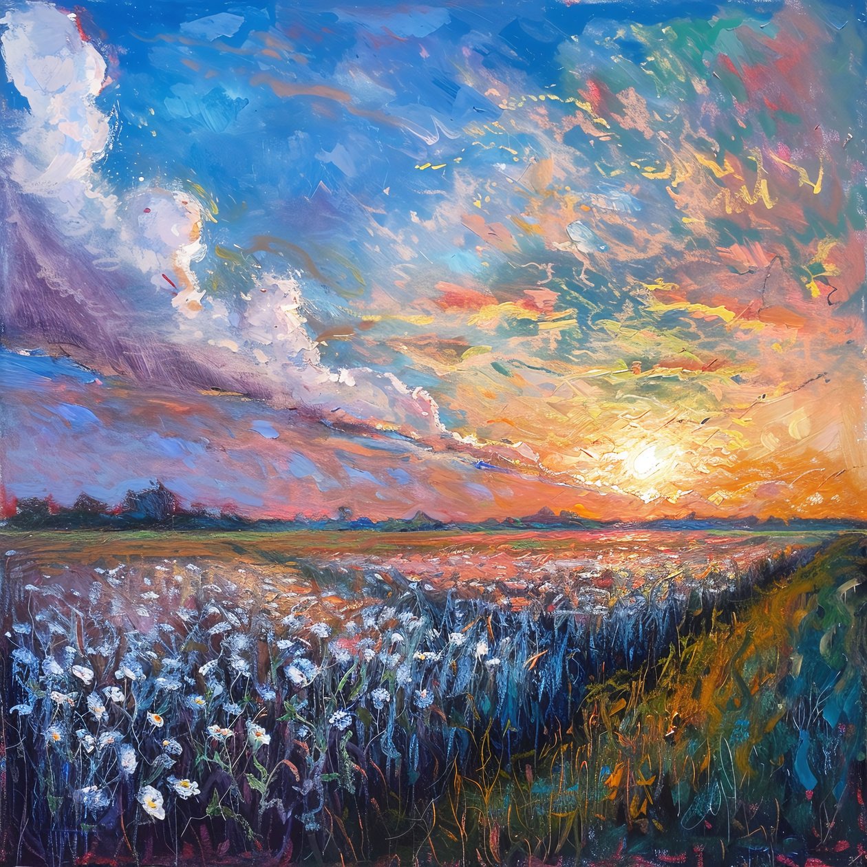 Peinture abstraite à l