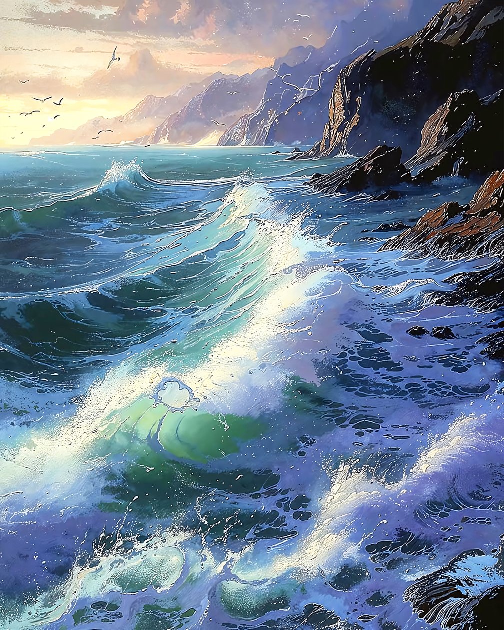 Vagues déchaînées s