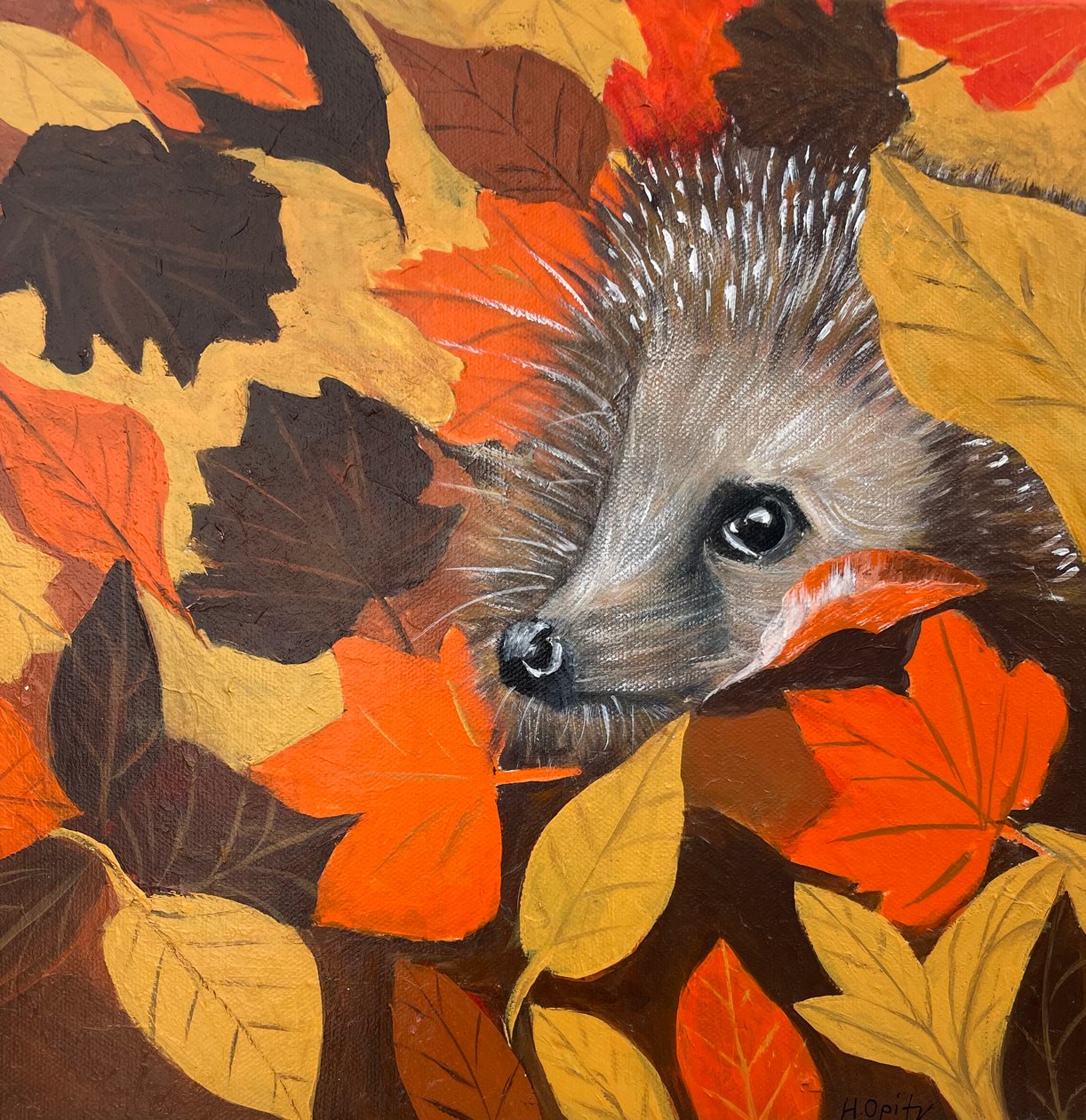 Un hérisson adorable - H.Opitz